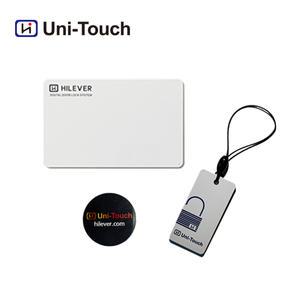 [당일.발송] 유니터치 카드키 하이레버 게이트탑 디지털도어락 걸이형 스티커형 / 키
