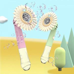 [제이큐]해바라기 버블 스틱 자동 비눗방울 머신건 장난감 야외 비누방울