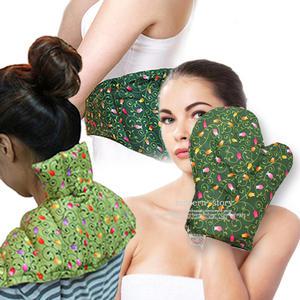 국산 허브 찜질팩 어깨 허리 발 무릎 손목 발목 눈 냉 온 온열 찜질팩 그린색 외 택1