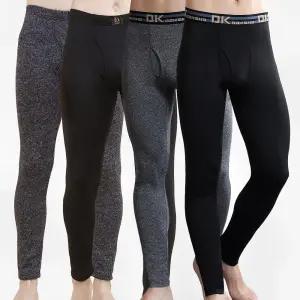 다크샤 겨울 남자 앞트임 소변구 기모타이즈 스판 내복바지 동내의 4종택1