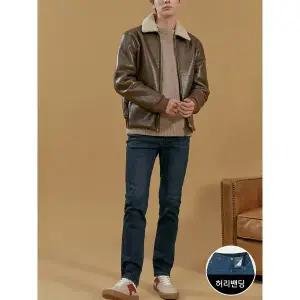 [하프클럽/]남성 더블기모 레귤러핏 스판 데님 3종택1