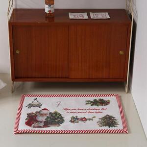 [아트박스]/더프리그 크리스마스 빈티지 오너먼트 극세사 발매트 45x65