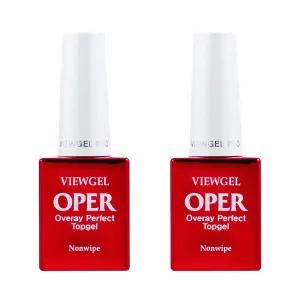 오빠탑젤 논와이프 네일 기초젤 탑코트 20ml (10ml 2개)