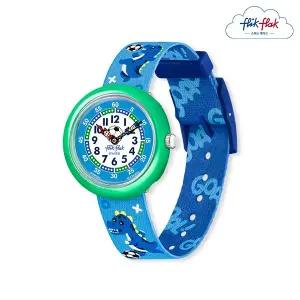 [플릭플락][본사]  플릭플락 유아용 시계 SOCCEROZAURUS FBNP209
