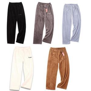 남자 여자 극세사 수면바지 커플 파자마 실내복 홈웨어 수면 잠옷