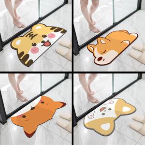 1+1 빨아쓰는 규조토 주방 현관 욕실 발매트 미끄럼방지 매트