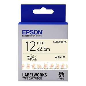엡손 라벨테이프 SGR12NB-PX 12mm 2.5M 곰돌이 푸