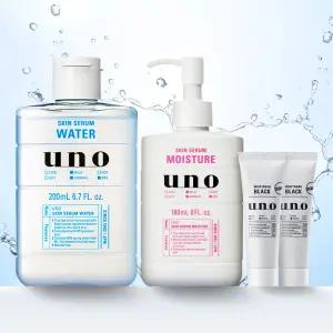 스킨 세럼 워터 + 모이스처 + 휩 워시 블랙 30ml 2개