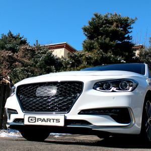 지파츠 그랜져 IG 다크크롬 그릴 매쉬 스포츠 튜닝그릴 하단번호판