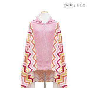 [NS홈쇼핑]송월 코랄 후드 비치가운 판초타올 성인용[33054210]