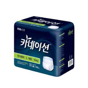 신우P&C 카네이션 언더웨어 성인기저귀 대형 10개 8팩 (80개)