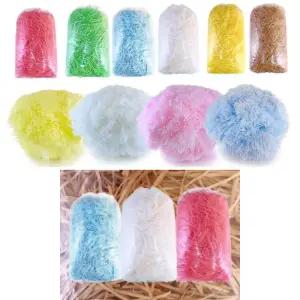 대용량 종이 스타핑 1KG 선물포장 부직포 완충재 박스충전재 컬러 초핑지 대용량 구김지