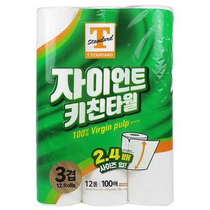 트레이더스 자이언트 키친타월 100매 X 12롤 3겹