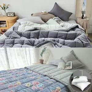 {베개솜포함} 극세사 이불+패드+베개세트 /겨울이불 풀세트 6종 중 택 1
