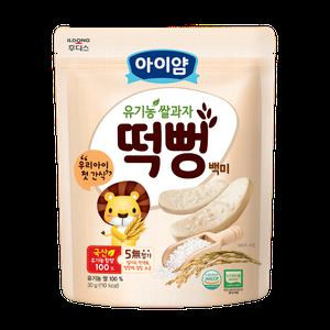아이얌 유기농 쌀과자 백미 떡뻥 30g 6봉
