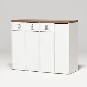 MN1872 무노 4칸 분리수거함 수납장