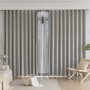 끌로이 형상기억 방한 99.99 암막커튼 슈퍼특대형(암막2장,봉별도)