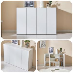 미드센츄리 슬림장 다용도실 베란다 거실 얇은수납장 1200 B