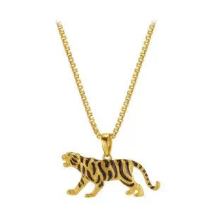 갤러리아 남자 순금 목걸이 산 태극 호랑이 24K 37.5g 18K장식