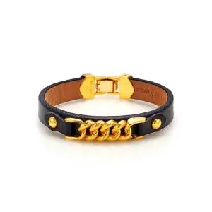 갤러리아 여자 순금 팔찌 체인 가죽 24K 18.75g 18K장식