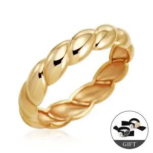 [모룬] (12월베스트) 14K/18K 프렌치 크루아상 반지 S MOR39691