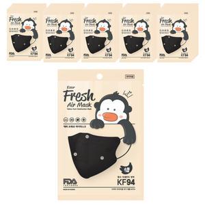 에버프레쉬 에어 마스크 KF94 소형 새부리형 1개입 화이트 50개