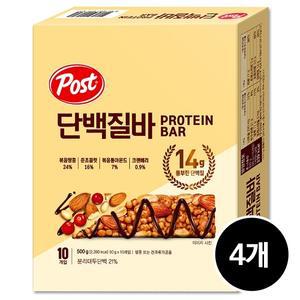포스트 단백질바 500g, 4개