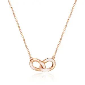 [비앤비골드] 14K/18K 볼드 화이트에나멜 체인 목걸이 MNN40231