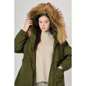 [BCBG] 라쿤래빗야상 점퍼 B4W9G875