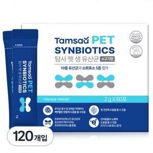 탐사 펫 생 유산균 파우더, 소고기향, 소화기능 개선, 120개입 one option