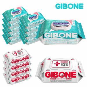 [기본에] 세균닦는 행주티슈 80매 10팩 + 소독티슈 60매 5팩