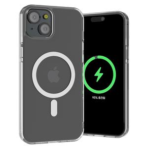 [요거]아이폰 13 미니 케이스 맥세이프 마그네틱 변색없는 투명