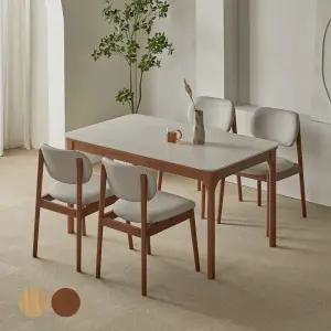 파로마 린네 세라믹 원목식탁 의자 필립C세트 4인용 1400(의자4)