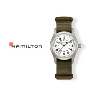해밀턴 카키필드 메카니컬 38mm 나토 남자시계 H69439411