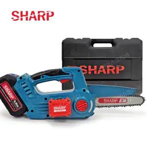 샤프 프리미엄 충전 체인톱 8인치 NSK185CS풀셋트 배터리2개 전용케이스 포함 무선충전톱 고성능 전기전동톱 가지치기 잡목처리