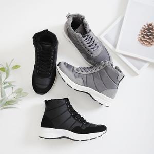 [엑스퍼스] 목높은 여성 패딩 방한화 겨울 털 운동화