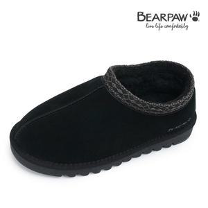 [베어파우](신세계 사우스시티)(BEARPAW) 양털 여성 블랙 슬리퍼 AMARA K292001QD-W