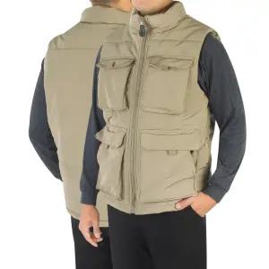 겨울 남자 방한 패딩조끼 빅포켓 아웃도어 멀티조끼 VWPP-40