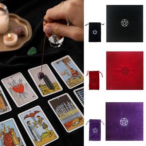 타로카드 보관 파우치 세트 보드게임 스프레드 천 벨벳 마법진 테이블보