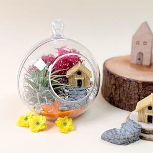 [오피스스쿨] 토단 숲속 오두막 테라리움 만들기 1인세트 DIY 원예활동 정원활동 공기정화 스킨디아모스