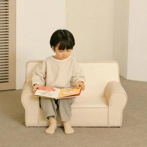 [루나스토리]브레드 유아 소파 2인용 돌 아기 어린이 의자 쇼파 선물 아이방꾸미기 식빵소파