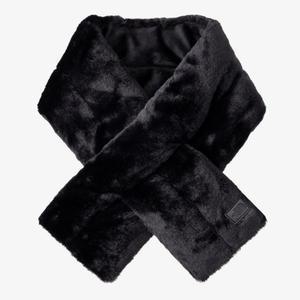 [백화점출고] 노스페이스 컴팩트 티볼 머플러 - 리얼 블랙 페이크 퍼 플리스 숏 쁘띠 목도리