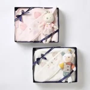 [롯데백화점]압소바 곰고무연사목욕타올&막대딸랑이세트(AZA10911-SET)