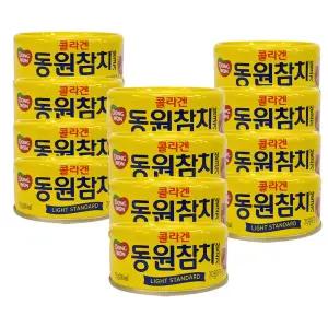 동원FnB 동원참치 콜라겐 라이트스탠다드 참치 135g 12개/원터치캔