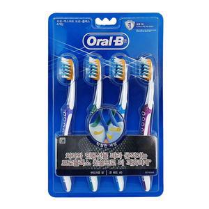 오랄비 프로 플렉스 큰헤드40 부드러운 칫솔 치솔 4개 오랄비 칫솔