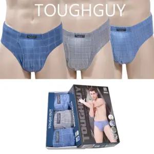 [터프가이]세련된 패턴 남성 삼각팬티 3매입