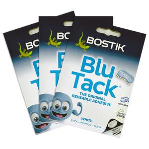 블루택 오리지날 50g 화이트 3개 재사용 점토점착제 블루텍