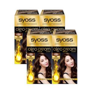 사이오스 올레오크림 염색약 4N 리치초콜릿 4개