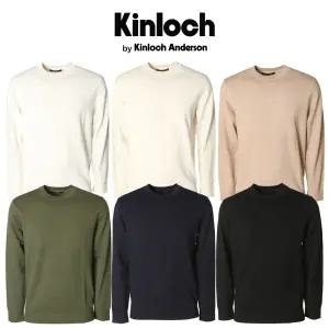 [롯데백화점]킨록 25 SS 남성니트 코튼 캐시미어 함유 라운드 긴팔 니트 6종 1택 IJW0106 DK4465