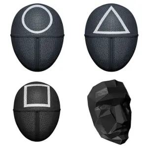 오겜 패러디 가면 코스프레 마스크 할로운 코스튬 소품 단체공연 파티 이벤트 용품 굿즈 인싸템